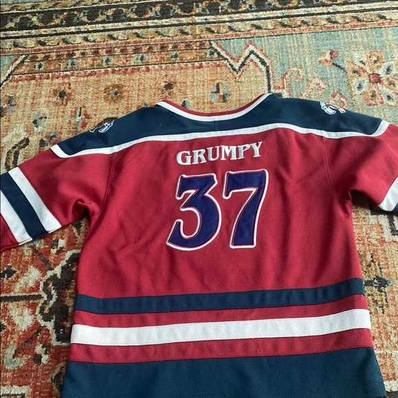 Vintage kid Disney Grumpy Miners Jersey